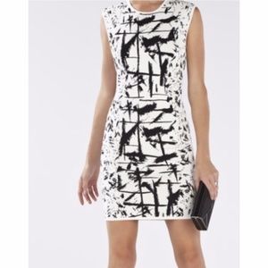 BCBG MAXARIA Jose Jacquard Knit Bandage Dress